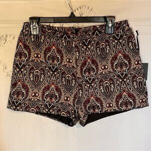 NWOT Jack BB Dakota high rise brocade shorts Dress Shorts Size Small